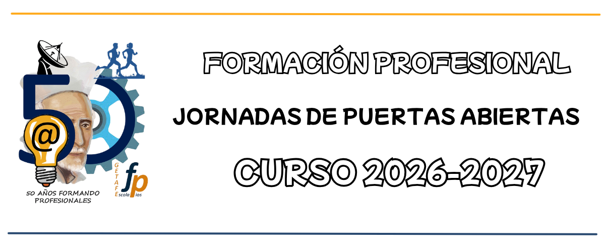 Jornadas de puertas abiertas Formación Profesional 2026-2027