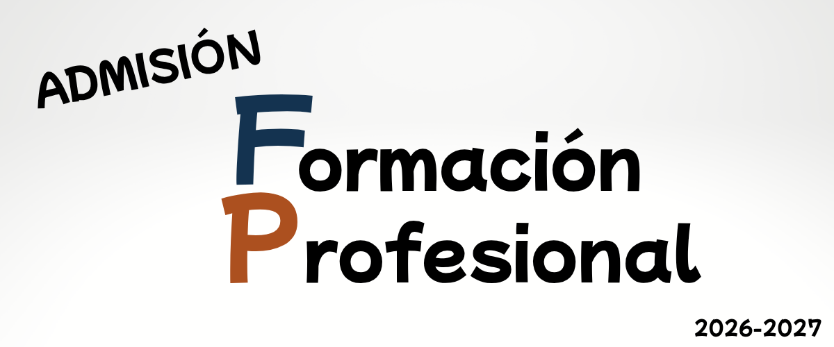 Admisión Formación Profesional 2026-2027