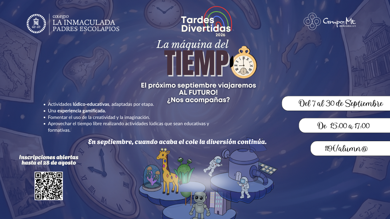 Tardes divertidas, septiembre 2026